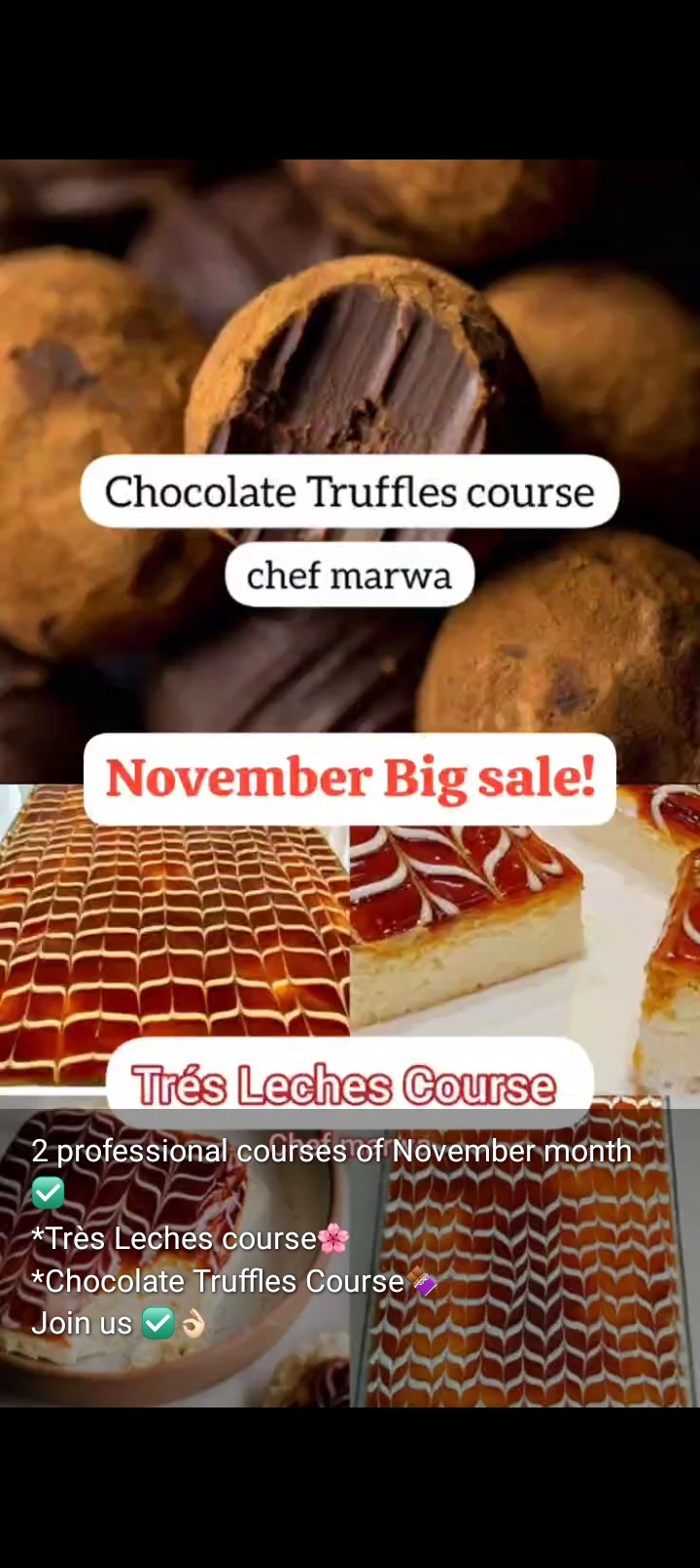 Tre Leches Cake Course